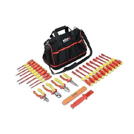 Wiha 32879 25-Piece 1000-Volt Insulated Pliers and...