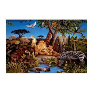 York Wallcoverings York Kids IV MP4961M Jungle Mural, Multi｜waku-maremare