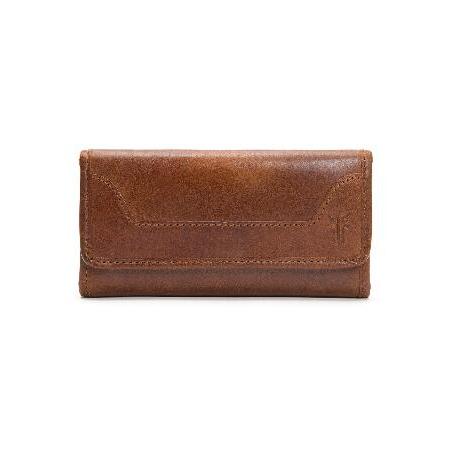 FRYE メリッサ コンチネンタル スナップ レザー ウォレット, コニャック, One Size