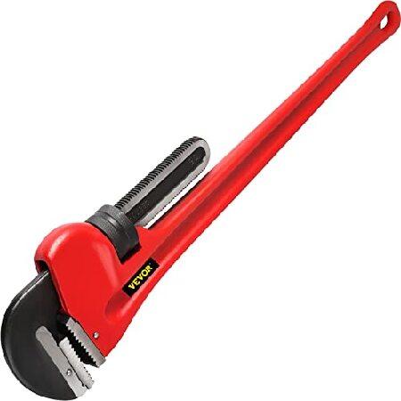 Mophorn Heavy-Duty Pipe Wrench 60&quot;,Cast Iron Strai...