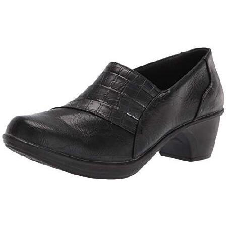 Easy Street Women&apos;s Fashion Boot, Black/Croco, 6.5...