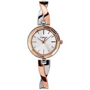Timex Women&apos;s Dress 26mm Watch - Two-Tone with Ros...