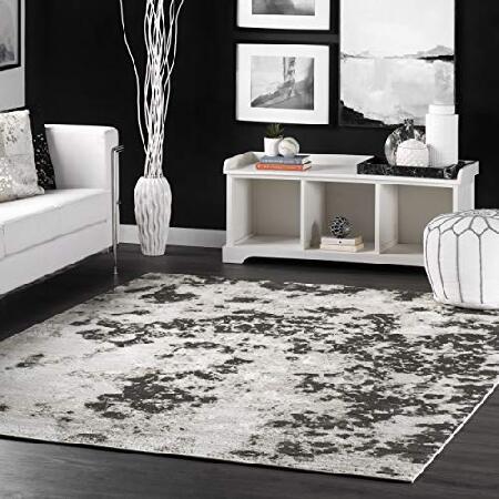 nuLOOM Alina Abstract Area Rug, 4&apos; 3&quot; x 6&apos; 3&quot;, Gre...