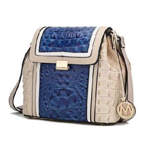MKF Collection Crossbody Bag for Women - PU Leather Pocketbook Handbag - Designer Side Messenger Purse, Shoulder Crossover｜waku-maremare