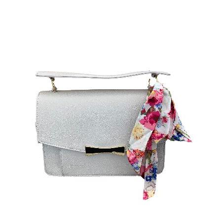 Betsey Johnson Noah Crossbody Grey Floral One Size