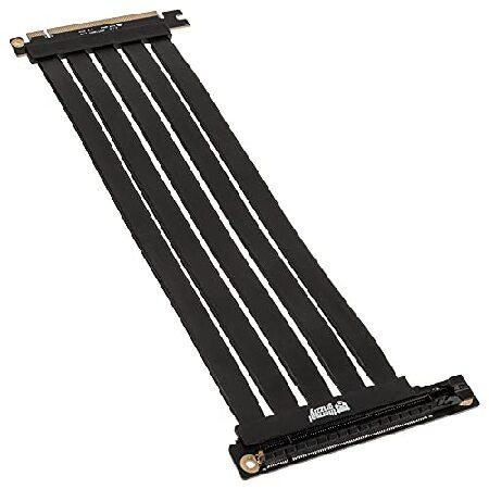 Thermal Grizzly PCIe 4.0 ライザーケーブル 長さ30cm フレキシブルライザ...