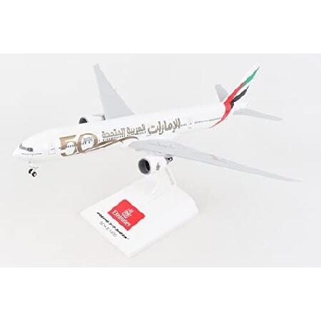 SkyMarks Emirates 777-300ER 1/200 w/Gear 50th Anni...