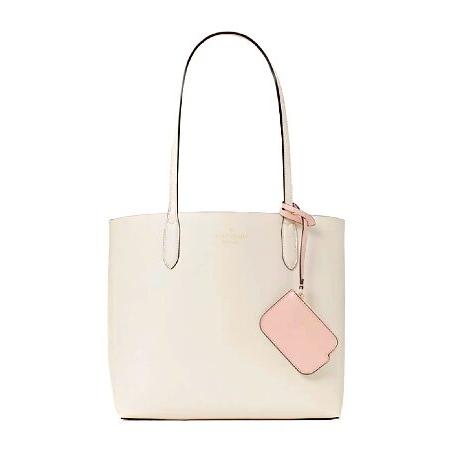 Kate Spade Ava Reversible Leather Tote (Parchment)