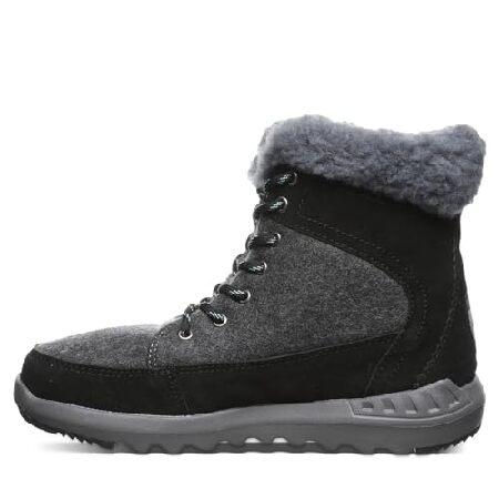 BEARPAW Women&apos;s Cheryl Black/Gray Boot Size 8 | Wo...