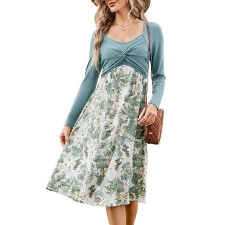 KOJOOIN Flowy Swing A-Line Casual Dresses for Wome...