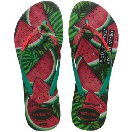 Havaianas Women Slim Summer Flip Flops - Watermelo...