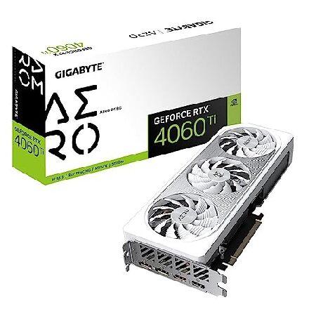 Gigabyte GeForce RTX 4060 TI AERO OC 8GB グラフィックカード...