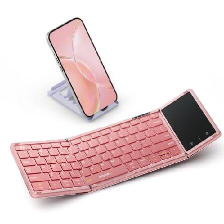 Foldable Bluetooth Keyboard With Touchpad, Folding...