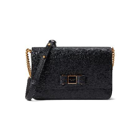 Kate Spade New York Morgan Bow 装飾サフィアーノレザーフラップチェーン...