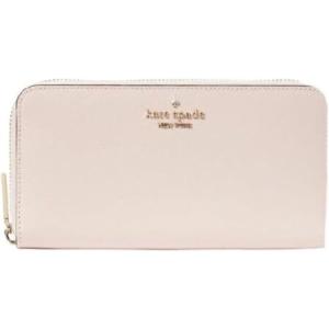 Kate Spade Madison Large Zip Around Continental Wallet White (Conch Pink)｜waku-maremare