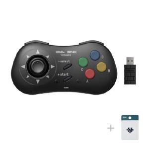 8Bitdo NEOGEO Wireless Controller with Classic Click-Style Joystick and Turbo Function for Windows, Android, and NEOGEO mini - Officially Licensed by｜waku-maremare