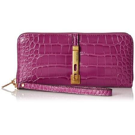 JAMES SLG LARGE ZIP AROUND WALLET IN MEXICAN PINK,...