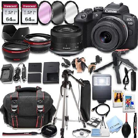 Canon EOS R10 Mirrorless Camera with 18-45mm Lens ...