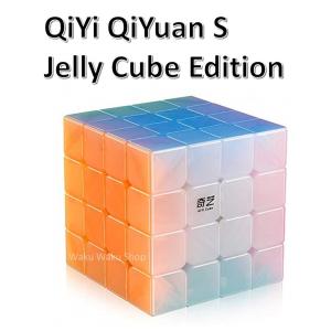 安心の保証付き 正規輸入品 QiYi QiYuan S Jelly Cube Edition 4x4x4キューブ チーユァン ジェリー ステッカーレス ルービックキューブ おすすめ