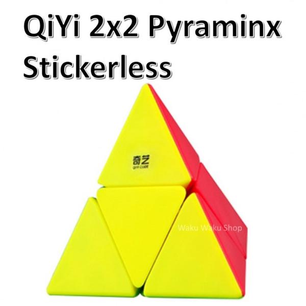 安心の保証付き 正規販売店 QiYi 2x2 Pyraminx ピラミンクス ステッカーレス ルービ...