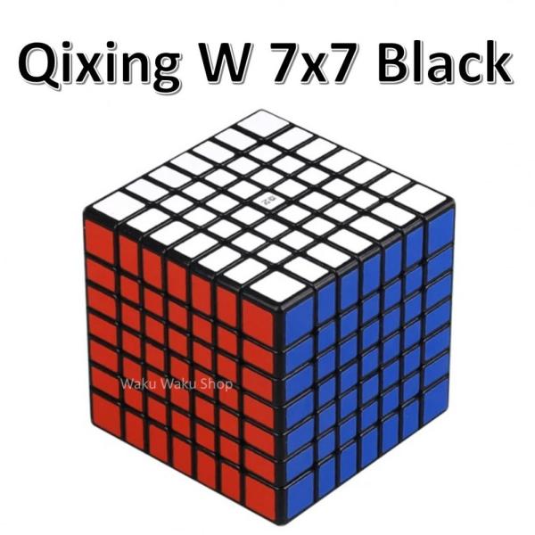 安心の保証付き 正規販売店 QiYi Qixing W 7x7x7キューブ ブラック ルービックキュ...
