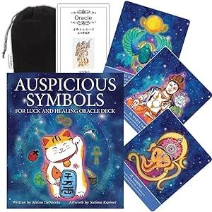 オラクルカード US Games Systems 正規販売店 幸運と癒しをもたらすシンボルのオラクルデッキ Auspicious Symbols for Luck and Healing Oracle Deck 占い