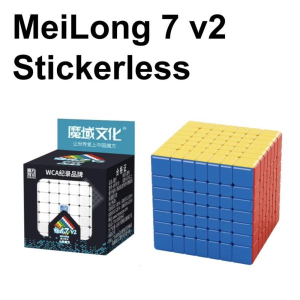 安心保証付き 正規販売店 MeiLong 7 v2 Stickerless キュービング クラスルー...