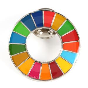 国連ガイドライン対応 SDGs ピンバッジ バッチ バッヂ