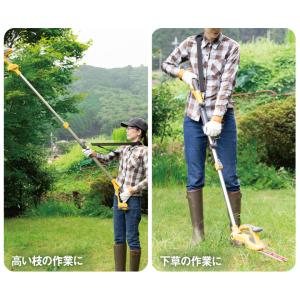 ムサシ 伸縮バリカン/チェーンソー用肩掛けベル...の詳細画像2