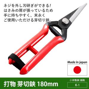剪定ばさみ ガーデニング 軸切鋏 160mm（S-15） 越路 園芸鋏 ハサミ