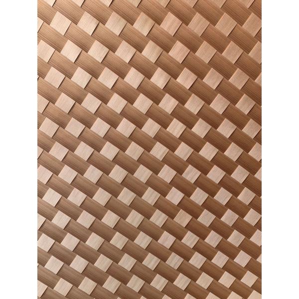 杉柾網代（斜市松）2100×910  天井板 杉材 柾目 網代編み 和空間 茶室 書院造り 高級木材...