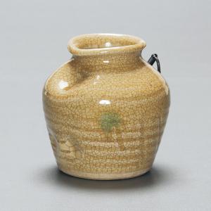 うずくまる花入 蹲る花入 蹲花入 信楽 香舟作 信楽焼 花器 和の美 日本