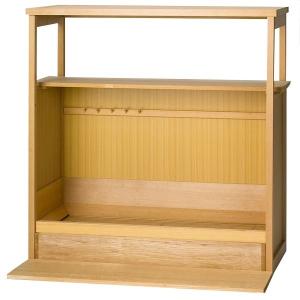 置水屋(組立式) 美品　茶道具　収納家具　送料込 置水屋(組立式) 美品茶道具収納家具送料込