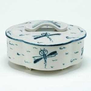 菓子鉢 菓子器 呉須赤絵 高野昭阿弥作 茶道具 茶道 : 和空間ヤフー