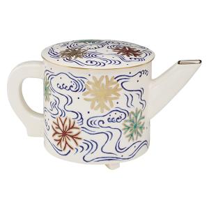 茶道具 水次 水注 曲片口水次 木地 杢仙作 曲水次 曲水注