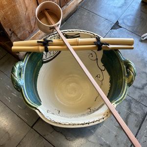 水張桶 上 今朝雄作 茶道 茶道具 露地 : 和空間ヤフーショップ - 通販