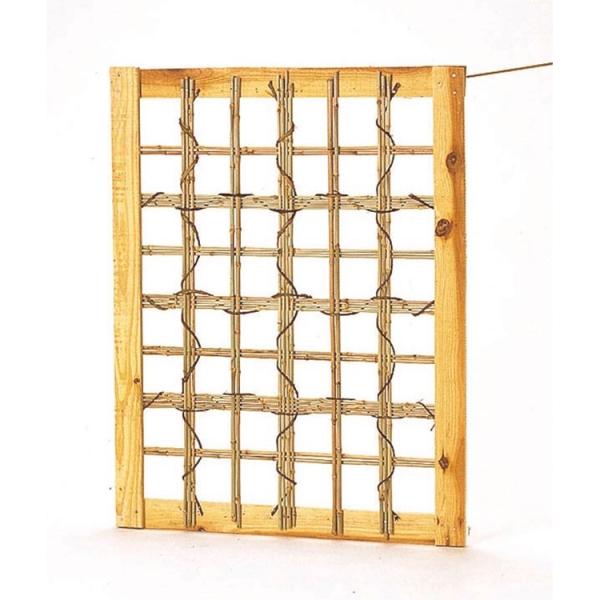 寒竹下地窓（塗窓用）455×606 茶道具 茶室建具 下地窓 塗窓 寒竹 木枠 和風建築 自然素材 ...
