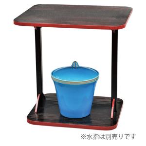 茶道具 お棚 紹鴎棚 溜塗り 中村宗悦作 注連縄と御幣付 炉用 茶道具 お棚 紹鴎棚 溜塗り 中村宗悦作 注連縄と御幣付 炉用