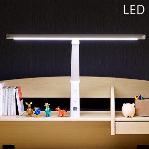 無段階調光機能 コンセント付 T型 LED デスクライト デスク ライト デスク照明 スタンドライト クランプ式 LDY-1217TN-OH