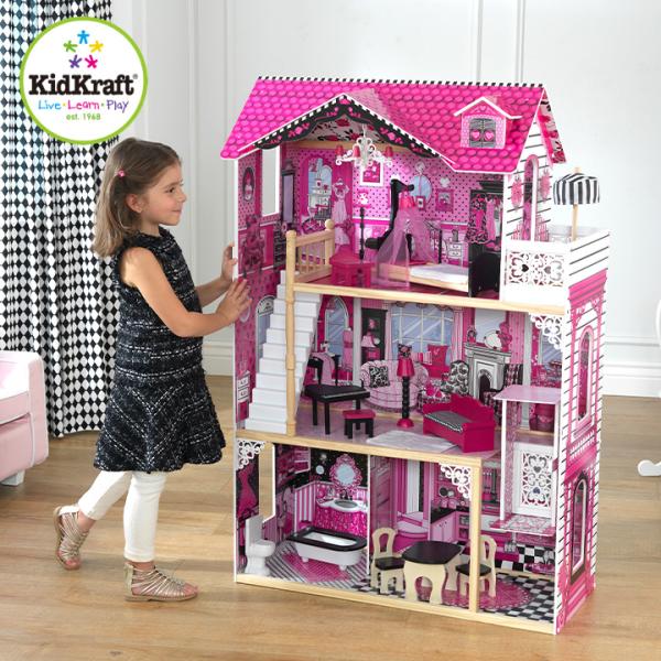 CEマーク認定 家具のおもちゃ14点付き ミニチュアハウス ドールハウス 人形遊び 家具付き 木製 ...