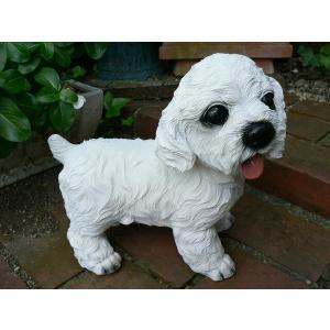 アウトレット ロットワイラー 子犬 置物 オブジェ 犬 ガーデン