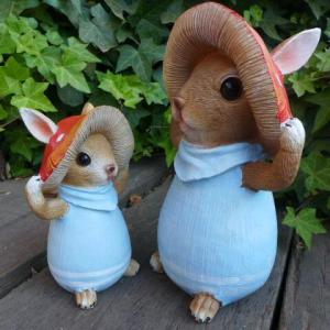 うさぎのオブジェ 男の子 女の子 ラビット かわいい 置き物 タキシード