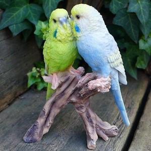 小鳥の置物 オウムの置物 L赤 7589H インコ とり 小鳥の置物 オウムの置物 L赤 7589H インコ とり