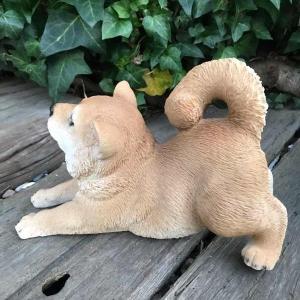 ポメラニアン【ガーデニング雑貨】ドッグ【犬置物】 お庭や玄関