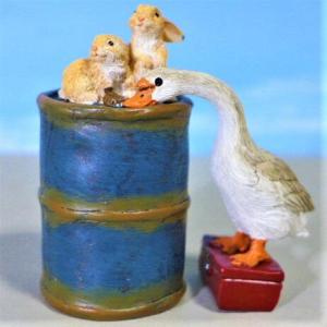 カンガルーの置物 カンガルーの親子 29042HH オーナメント