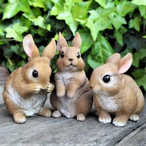 うさぎの置物 ウサギ ウエルカムラビットI アニマルオブジェ