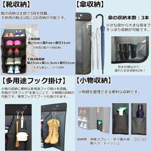 車 収納 マルチシューズラック キャンピングカ...の詳細画像3