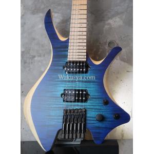 国産ショートスケールエレキギター キングトーンSTS1Eアイスブルー