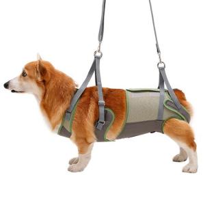 犬 歩行補助ハーネス 介護 ハーネス 胴輪 LaLaWalk ララウォーク 中型犬 メッシュオリーブ...