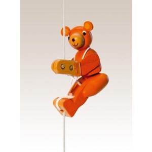 ひものぼり人形　クマ　黄